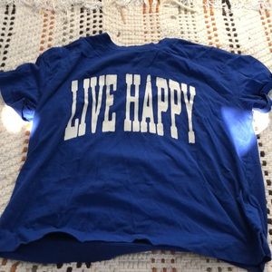 Gently worn Live Happy top